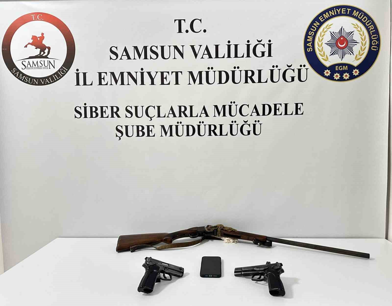 samsunda yasa disi bahis reklami yapan sahis gozaltina alindi