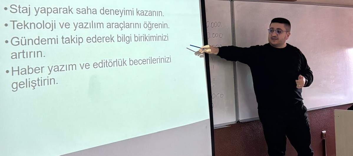 ajans haberciliginin perde arkasi beun meslek yuksekokulunda anlatildi