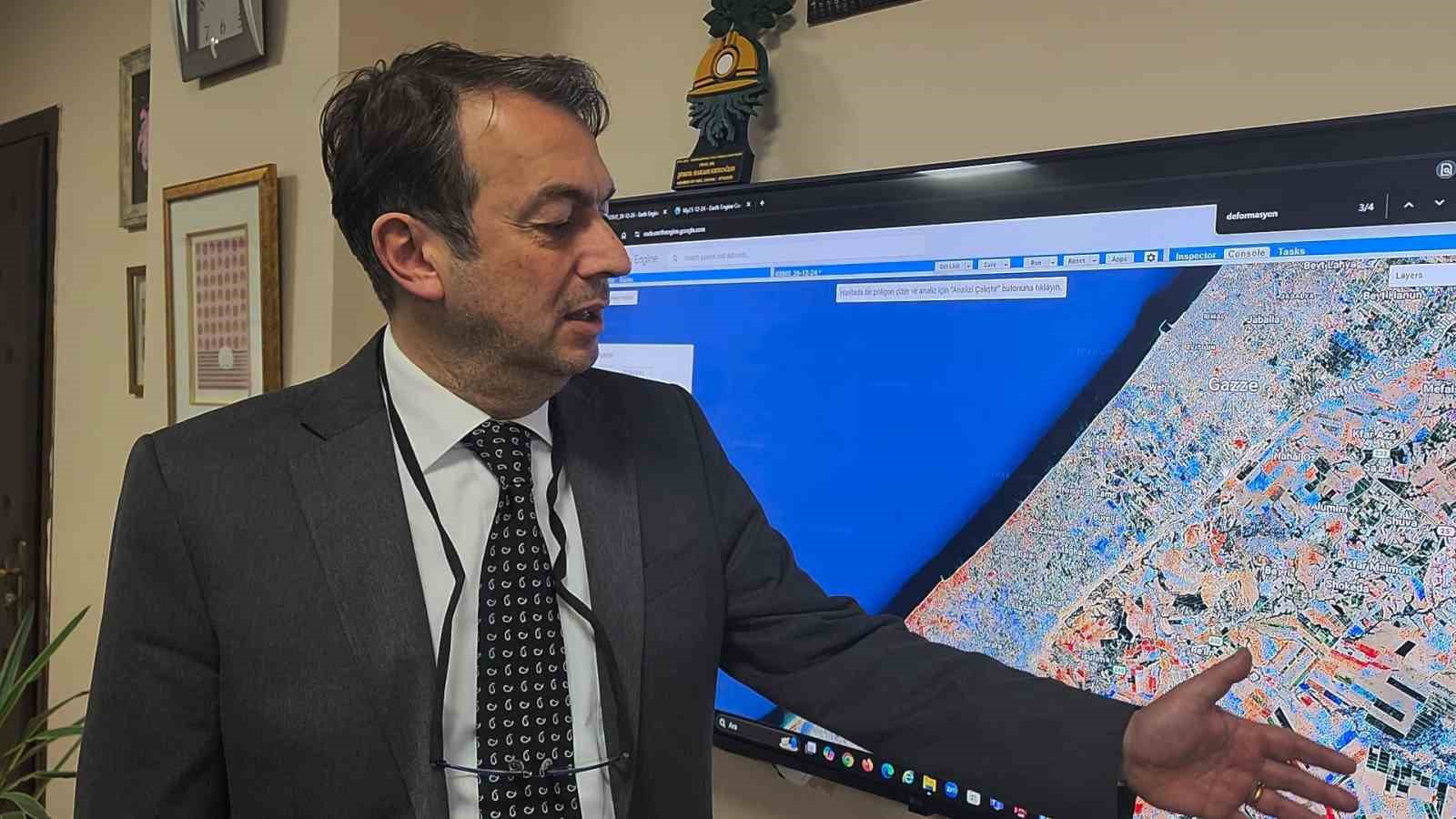 israilin filistindeki saldirilarinin yol actigi tahribati uydudan goruntulediler