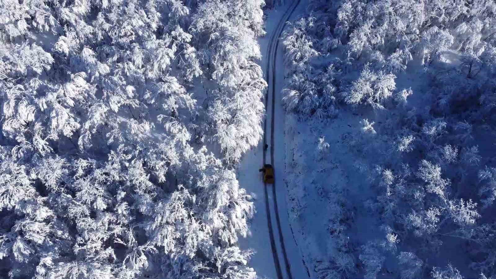 karabukte kar manzaralari dronla goruntulendi Q4hdg9iO