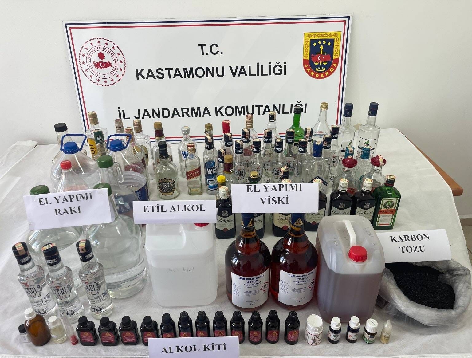 kastamonuda sahte icki operasyonu 2 gozalti kREHlLSY