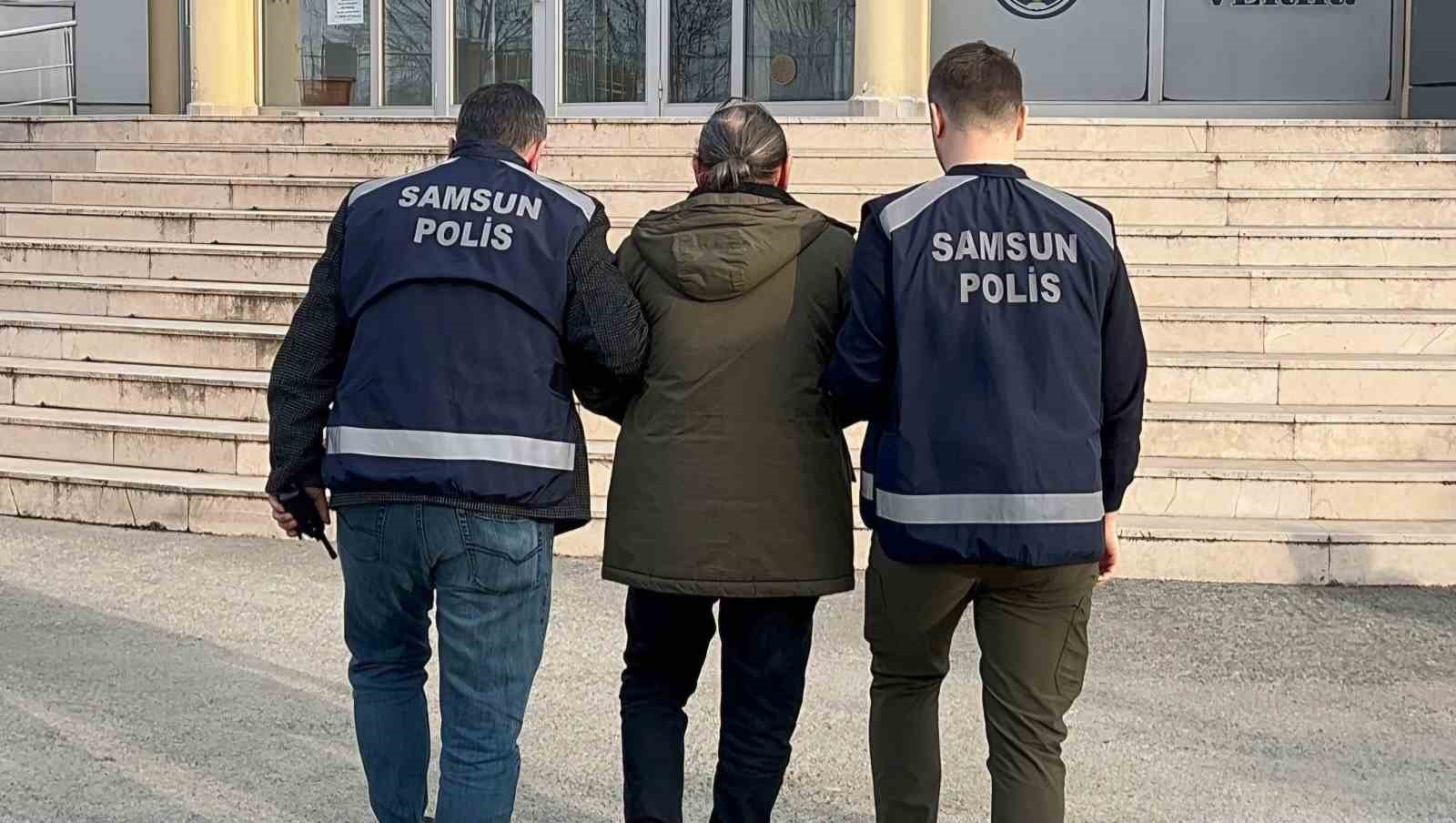samsunda 17 yil 10 ay hapis cezasi ile aranan sahis lokantada yemek yerken yakalandi
