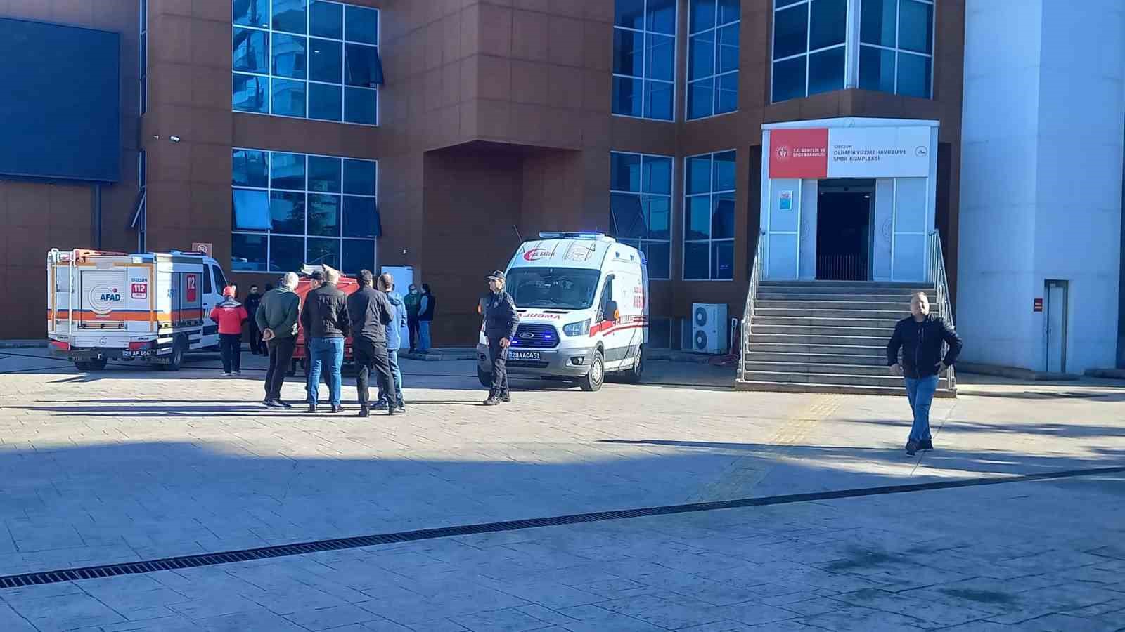 giresun olimpik yuzme havuzu ve spor salonunda 17si ogrenci 21 kisi zehirlendi TK875y2Q