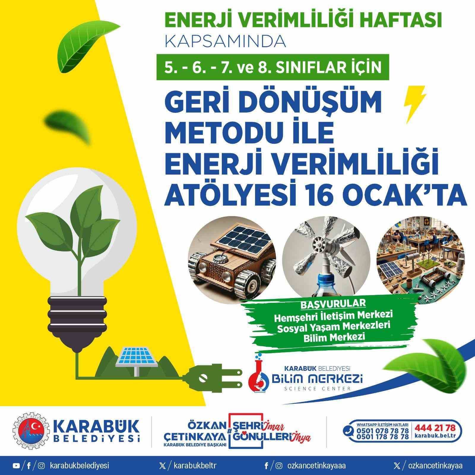 karabuk belediyesinden ogrenciler icin enerji verimliligi atolyesi ZMrKqgUS