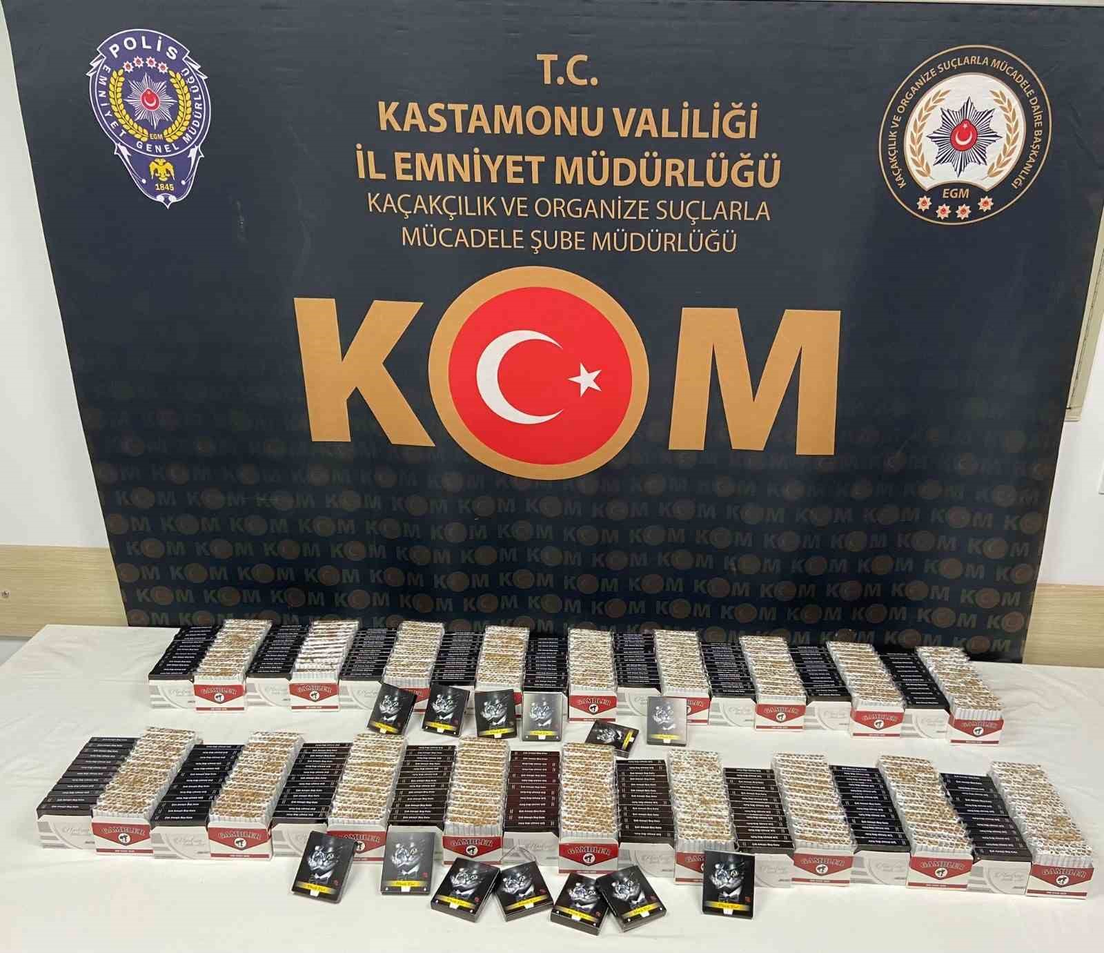 kastamonuda 10 bin adet doldurulmus makaron ele gecirildi 3kaetdAm