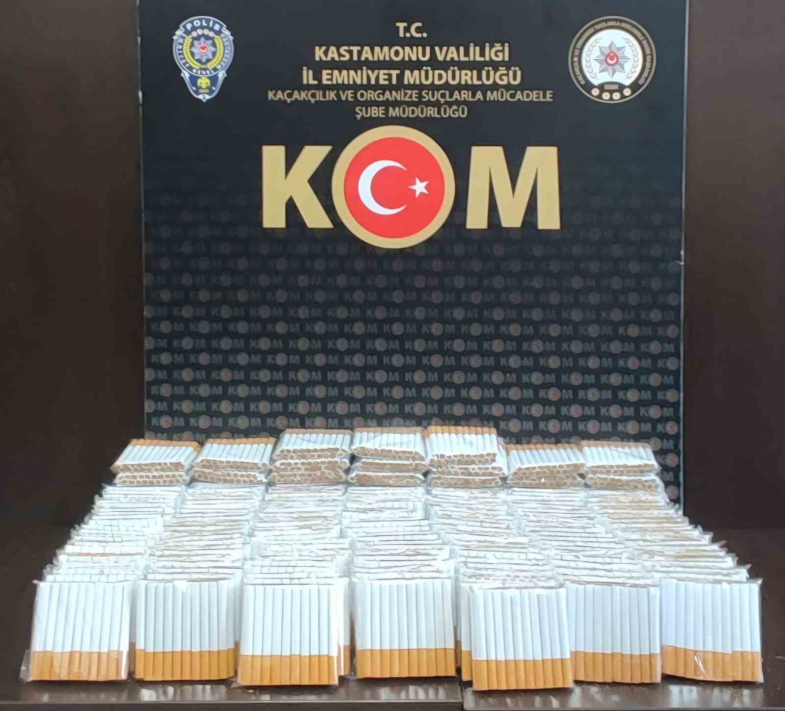 kastamonuda 4 bin adet doldurulmus makaron ele gecirildi ZUb59ZU7