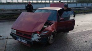 samsunda fiat tofas bariyere carpti 1 yarali rRIcnqRv