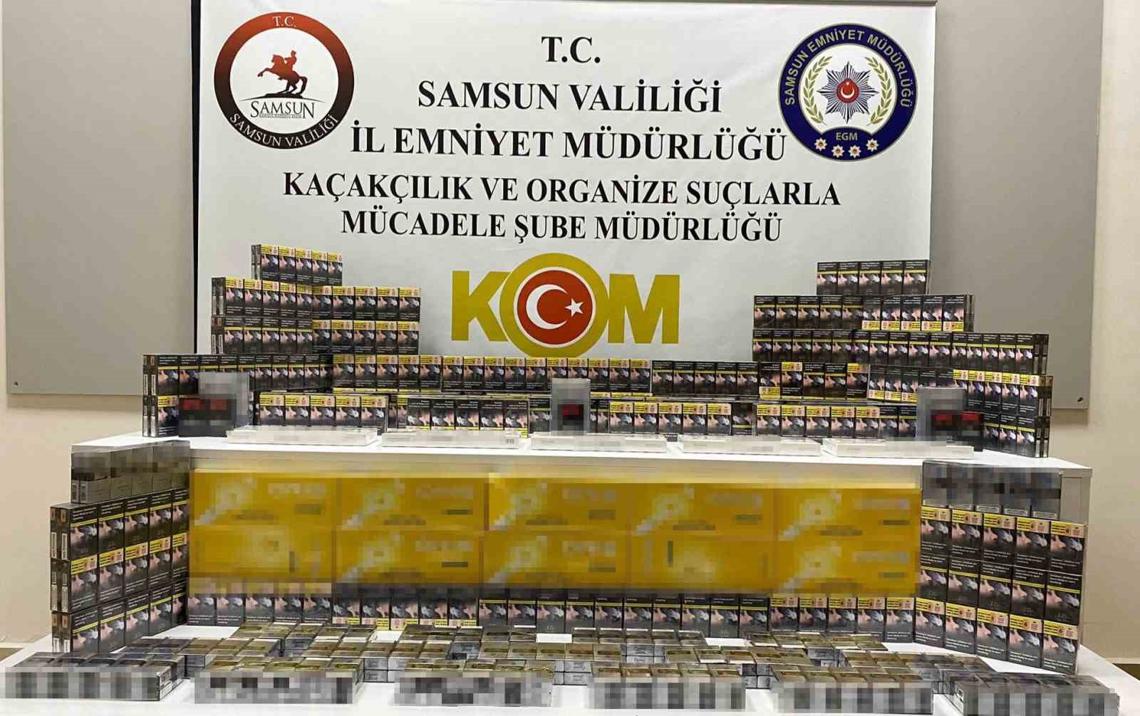 samsunda gumruk kacagi sigara ele gecirildi SJ1QdbMN