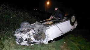 samsunda kontrolden cikan otomobil takla atti 3 yarali fgWXRFgr