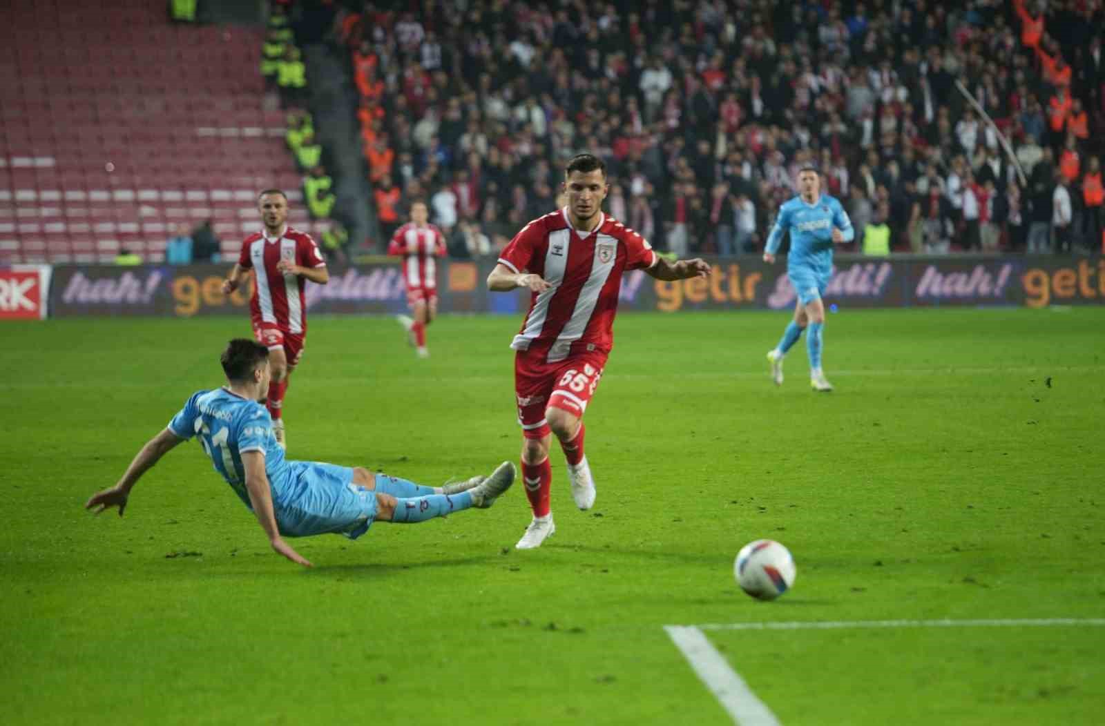 trendyol super lig samsunspor 1 trabzonspor 0 ilk yari uMznriaF