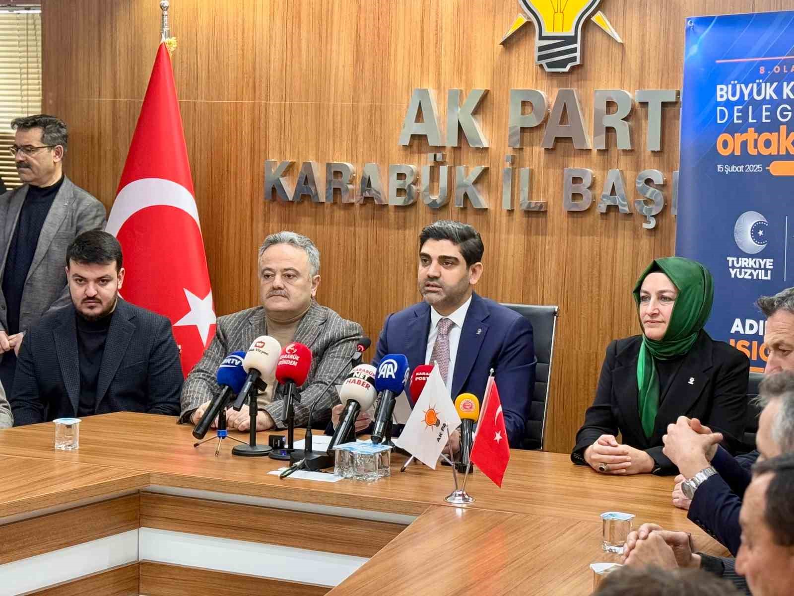 baskan salttan ak partinin 8 buyuk olagan kongresine davet