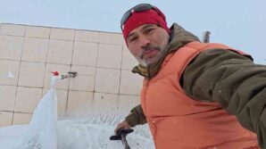 bin 350 rakimli beldede cesmenin akan suyu buz tuttu vQJFESkj