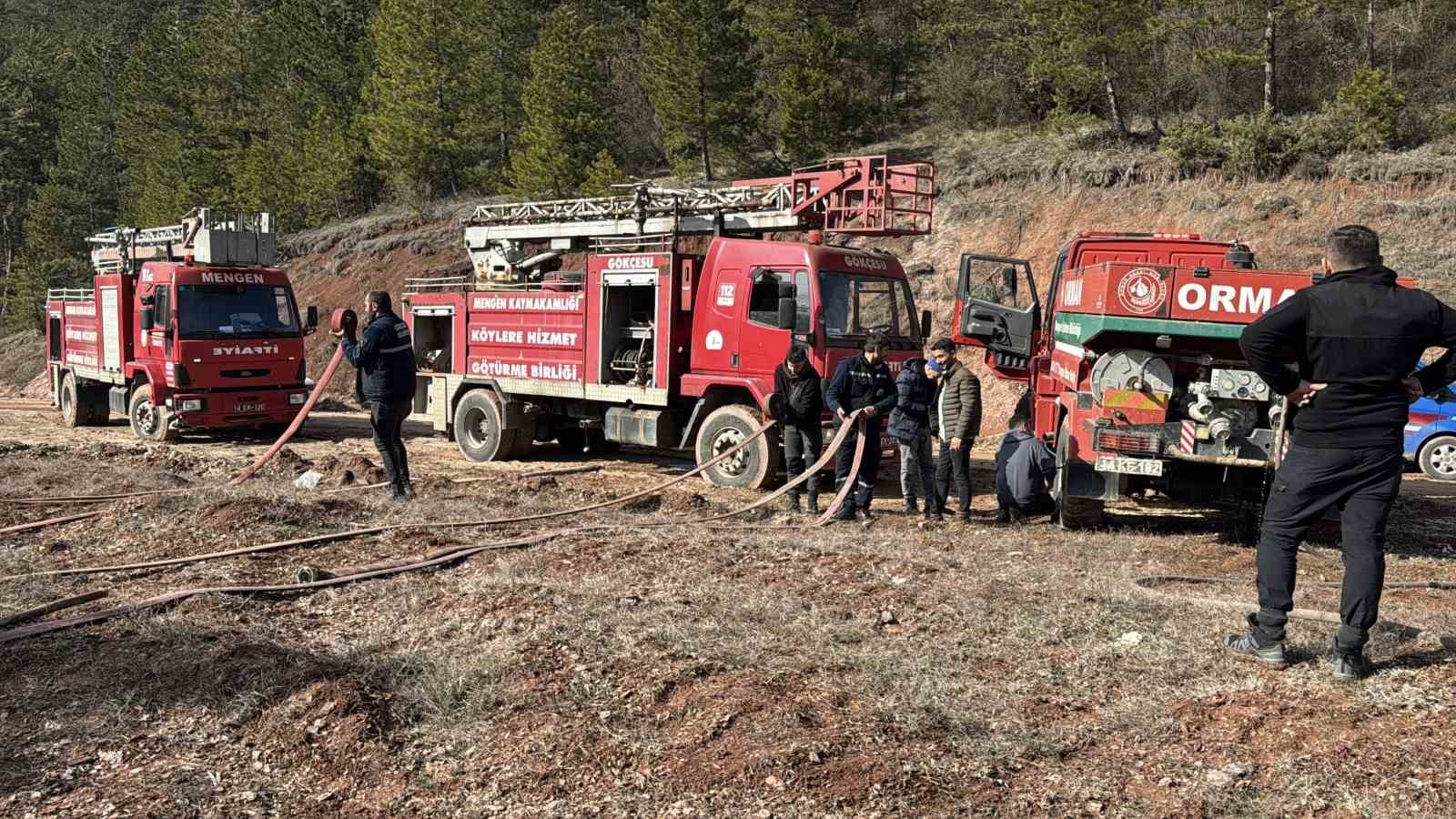 boluda ormanlik alanda ortu yangini cikti 1 donum zarar gordu AGwQizZc