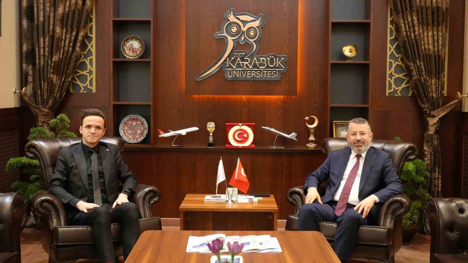 savci yilmaz rektor kirisik ile gorustu flsnVSZt