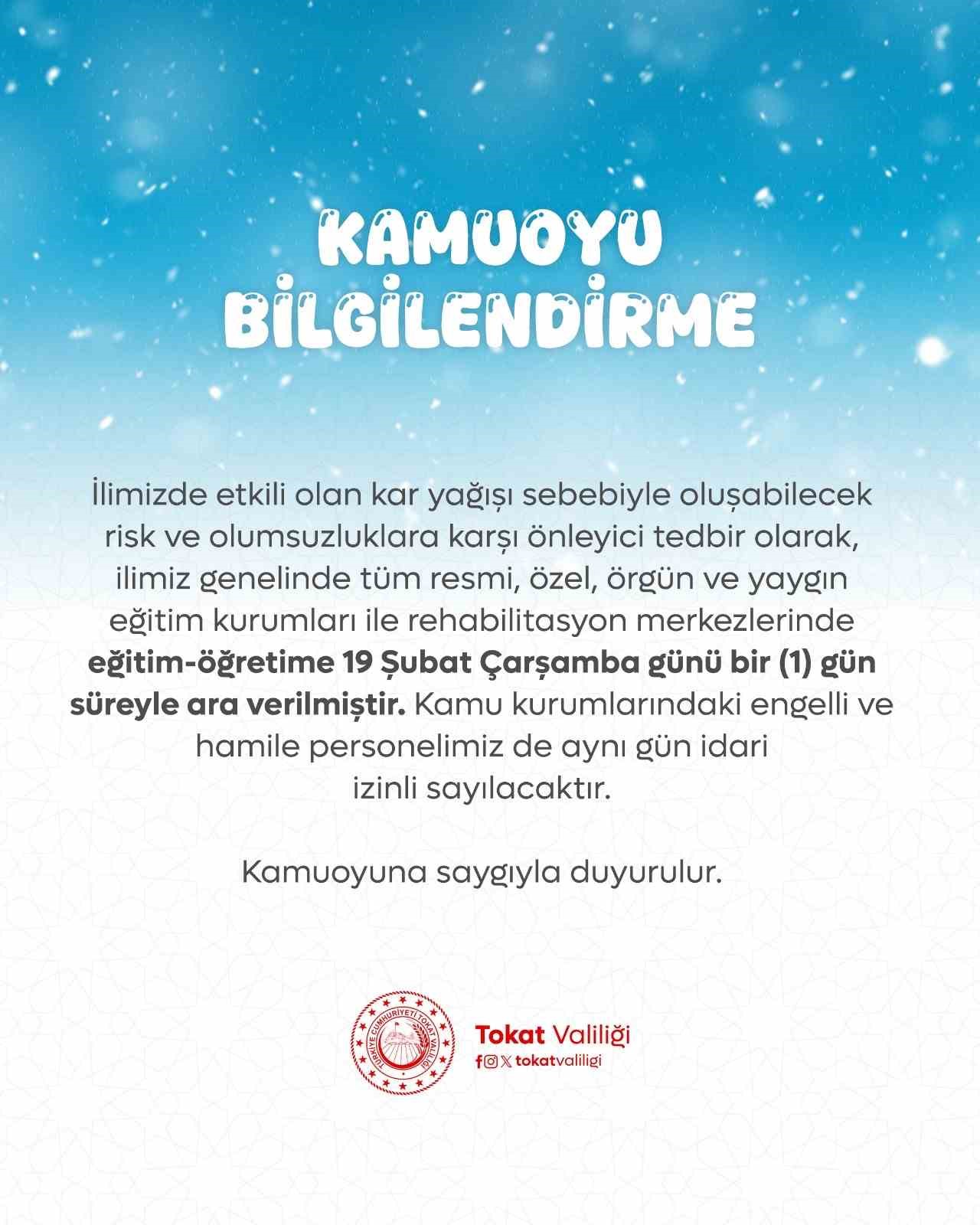 tokatta egitime kar tatili jjWhgJ6V