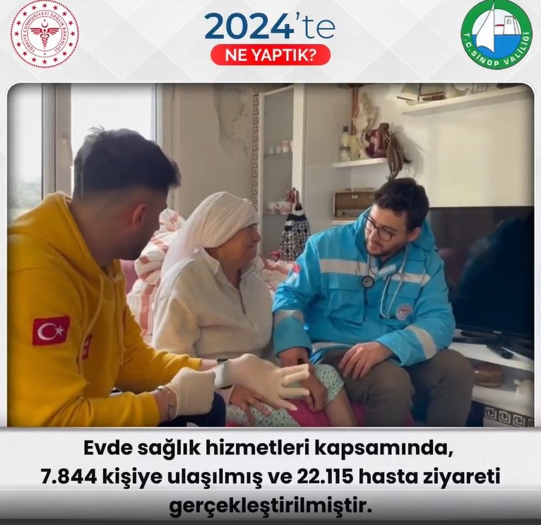 turkiyenin en yasli ili sinopta 22 bin 115 hastaya evde saglik hizmeti YFaCJsC1