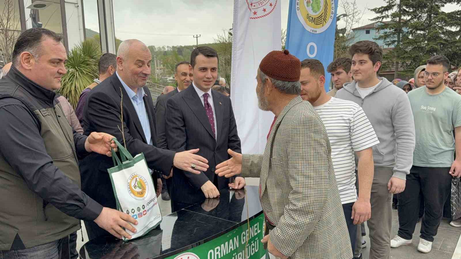 binlerce kestane fidani ucretsiz dagitildi