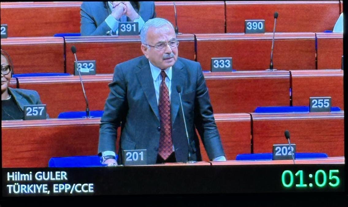 hilmi guler avrupa konseyinde sert cikti gecmisiniz kirli durust olun aqt93qFr