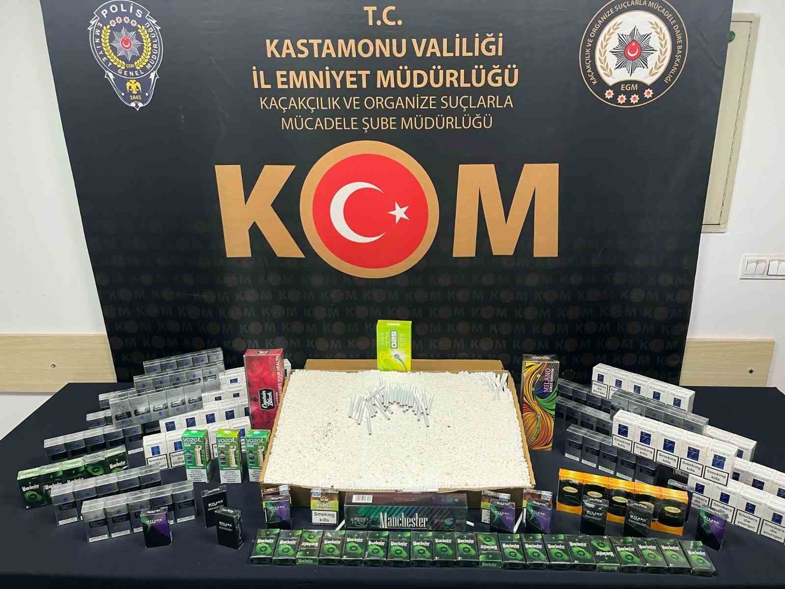 kastamonuda 5 bin adet doldurulmus makaron ele gecirildi nWpAEJUH