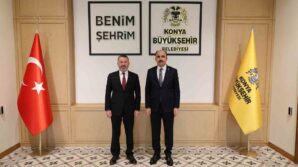 rektor kirisik konya buyuksehir belediye baskani altay ile bir araya geldi rAbrdFMu