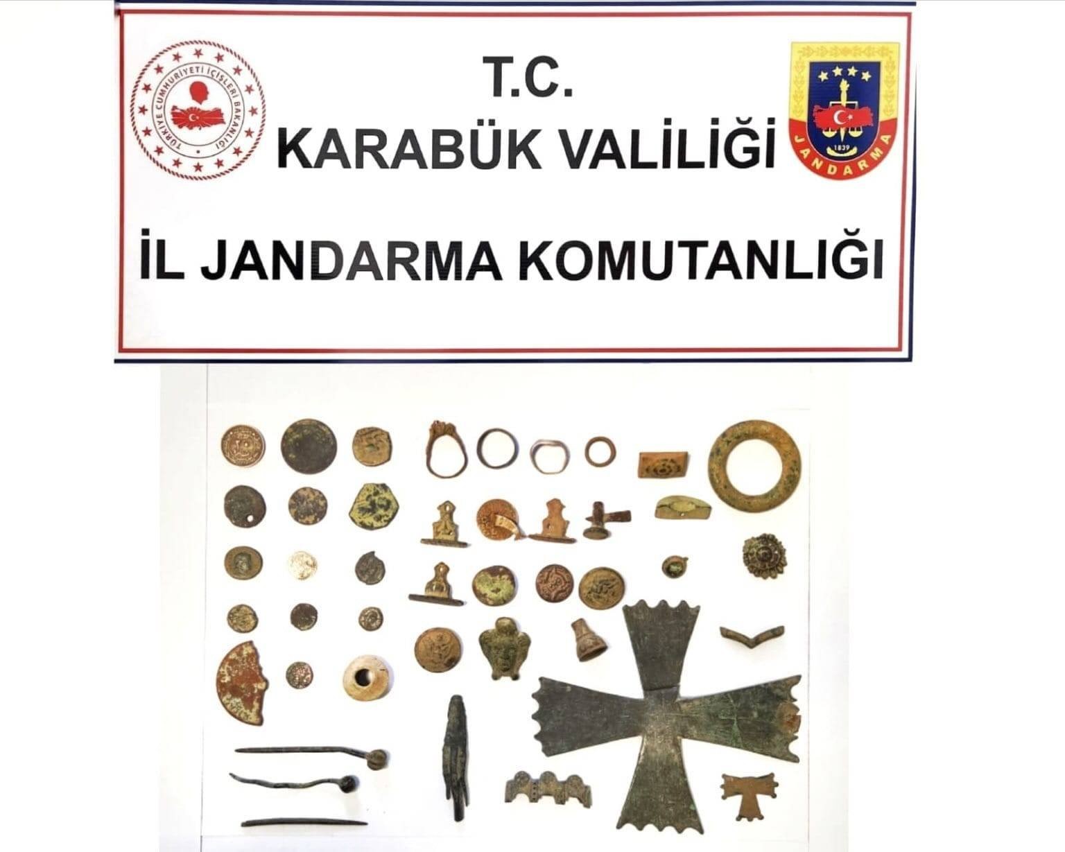 safranboluda aracta 43 parca tarihi eser ele gecirildi