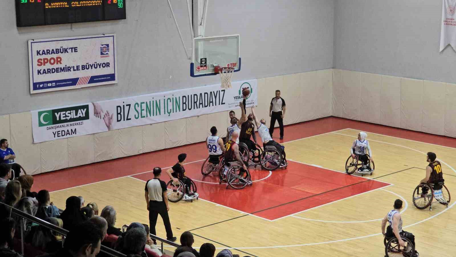 tekerlekli sandalye basketbol super lig karabuk demir kartal 69 galatasaray84