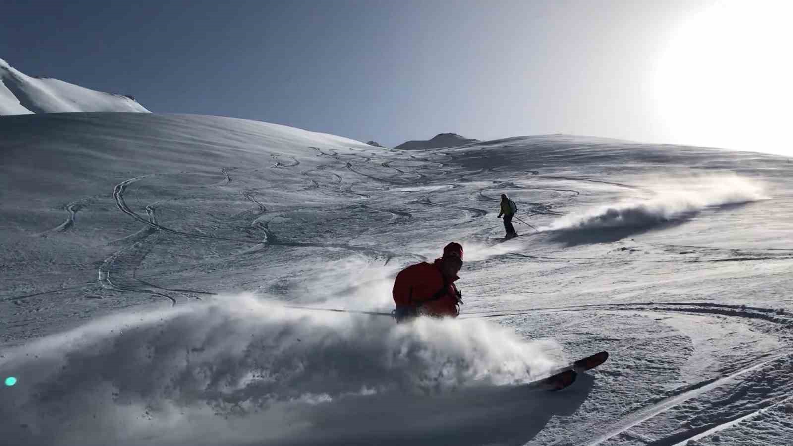 kackar daglarindaki heliski heyecani sona erdi