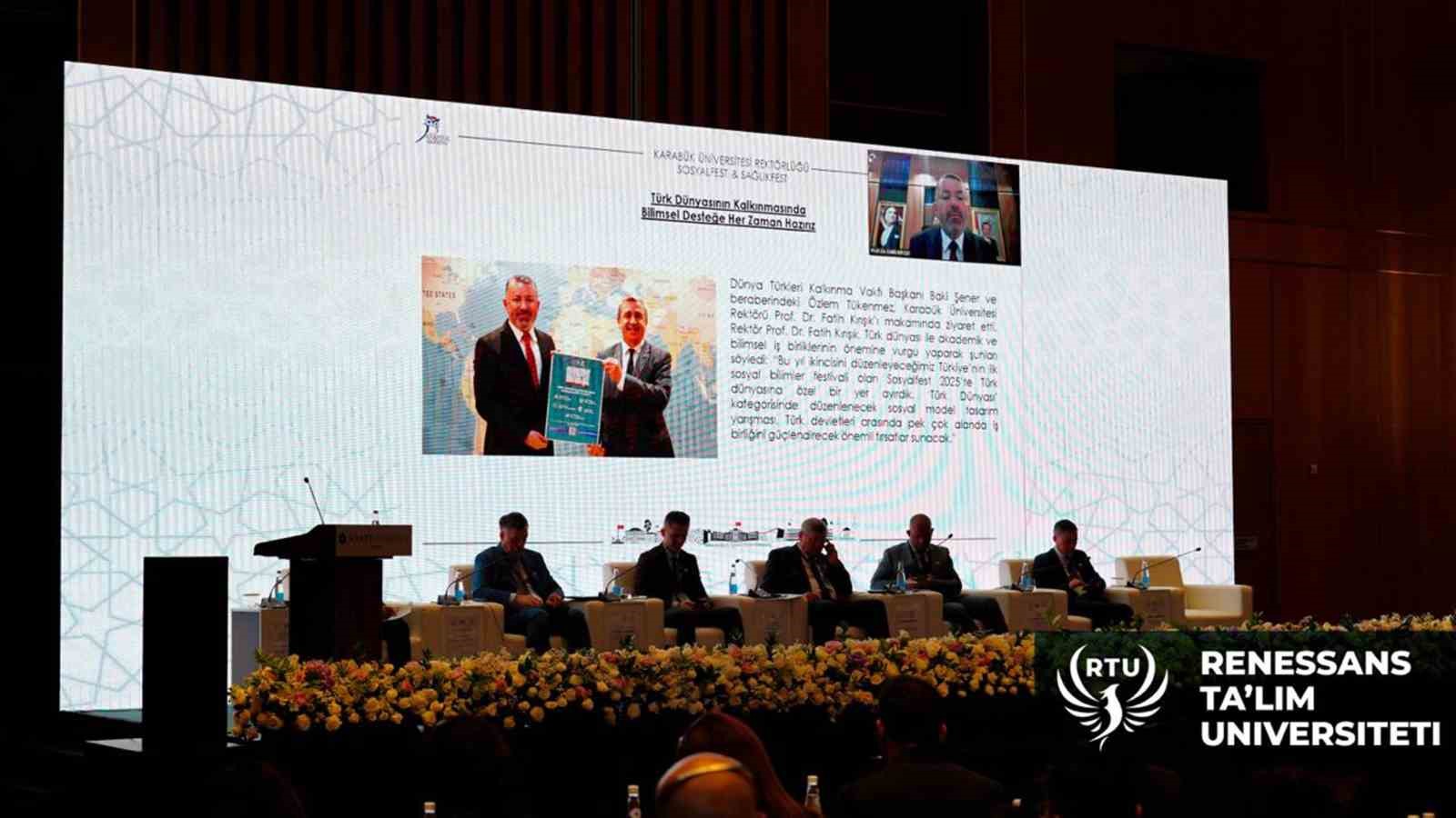 rektor kirisik kbunun uluslararasi akademik vizyonunu dunyaya tanitti