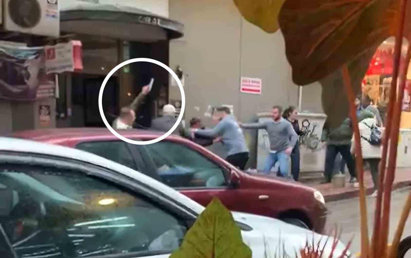 samsunda kavgayi ayirmak isteyen uzman cavus havaya ates acti zgghmuus