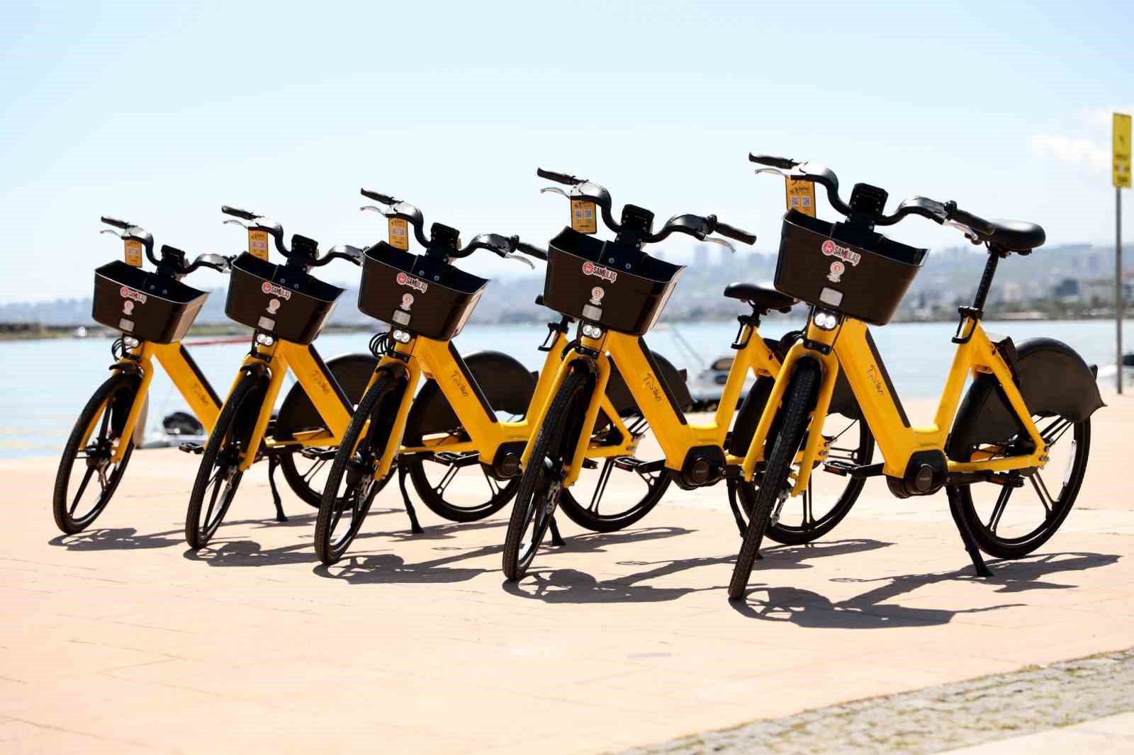 atakum sahilinde pedal destekli elektrikli bisikletler hizmete girdi vYennF29