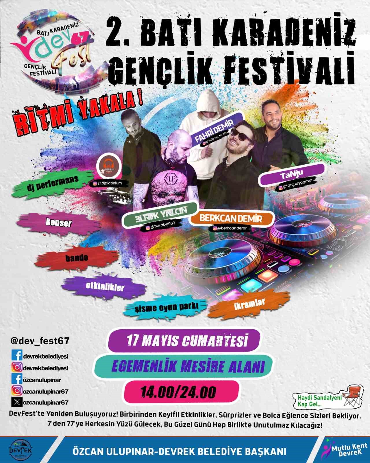 devrek belediyesinden genclik festivali oncesi egemenlik alaninda yogun mesai U44W7CA9