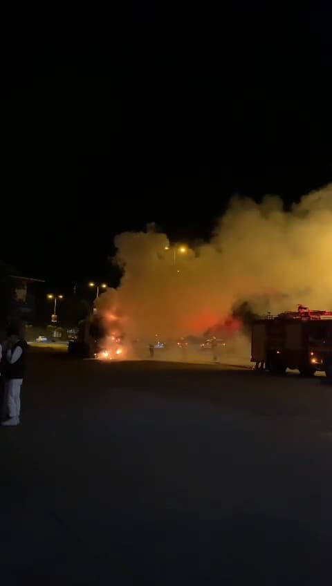 ereglide seyir halindeki tir alev aldi nbJd2bIR