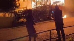 evin onundeki garaj alevlere teslim oldu P7ztGJ7E