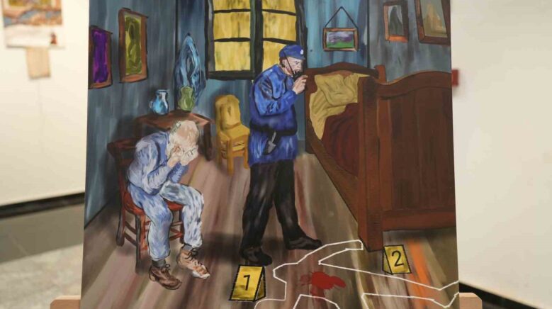 gumushanede polis memurlari polisin sanat yonunu gosterdi RiEx44Xp