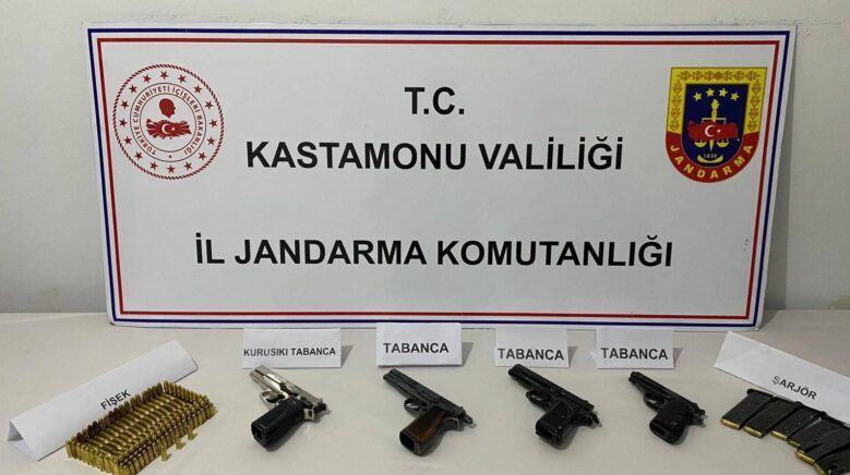 kastamonuda kacak silah operasyonu 1 gozalti SQzLNLcp