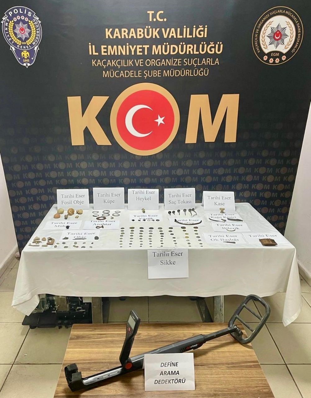 roma selcuklu ve osmanli donemlerine ait 120ye yakin tarihi eser ele gecirildi rAEdujMw