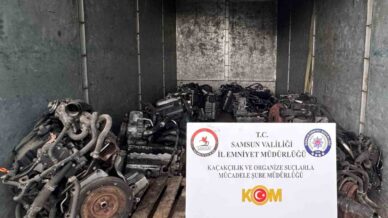 samsunda 13 adet gumruk kacagi luks arac motoru ele gecirildi w15R4Tly