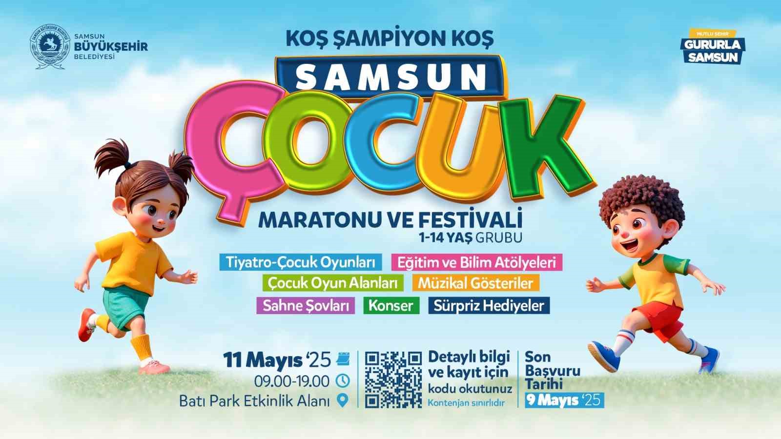 samsunda cocuk maratonu ve aydilge konseri vEhjOr4d
