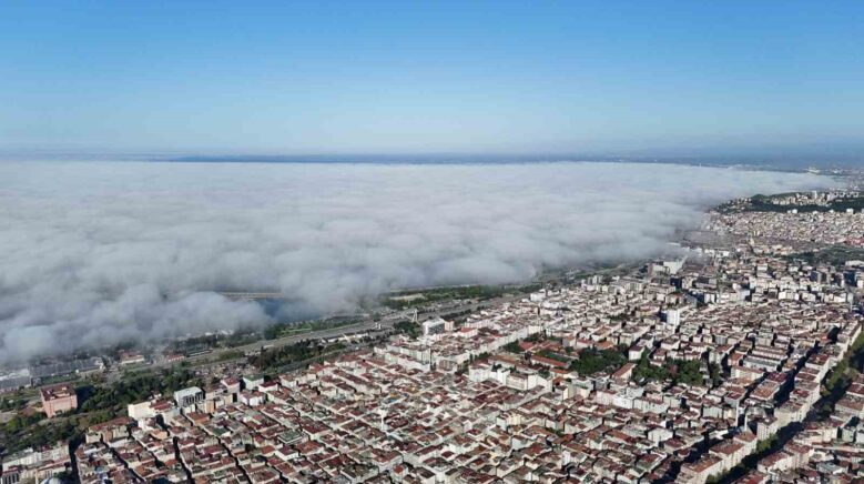 samsunda sis denizi karadeniz gorunmez oldu TVOMLWer