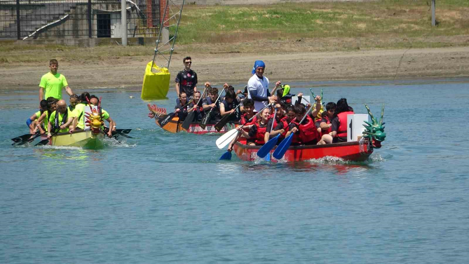 samsunda uluslararasi su sporlari festivali duzenlendi