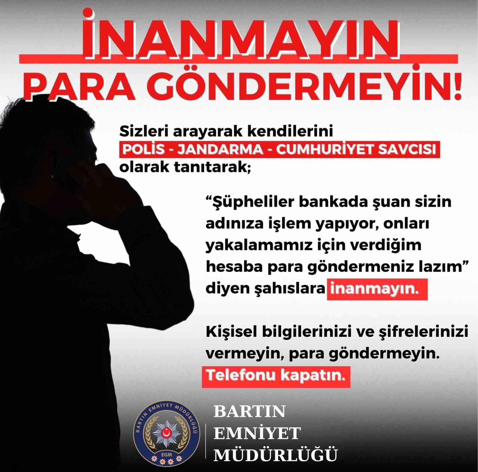 bartin polisi dolandiricilara savas acti TeQIKQgK