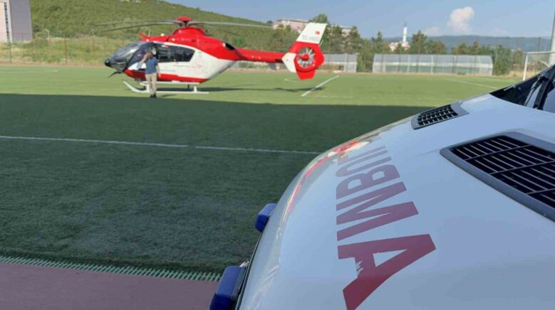 hava ambulansi 24 yasindaki genc kiz icin havalandi vcECSF6L