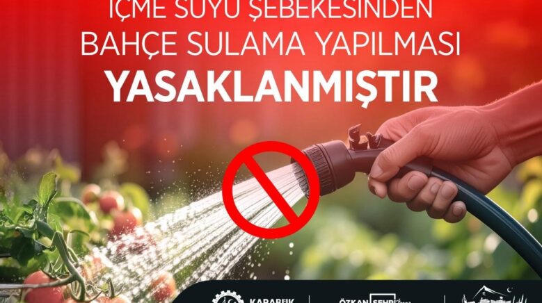 karabukte icme suyu sebekesinden bahce sulama yasaklandi Hd4qpvrB