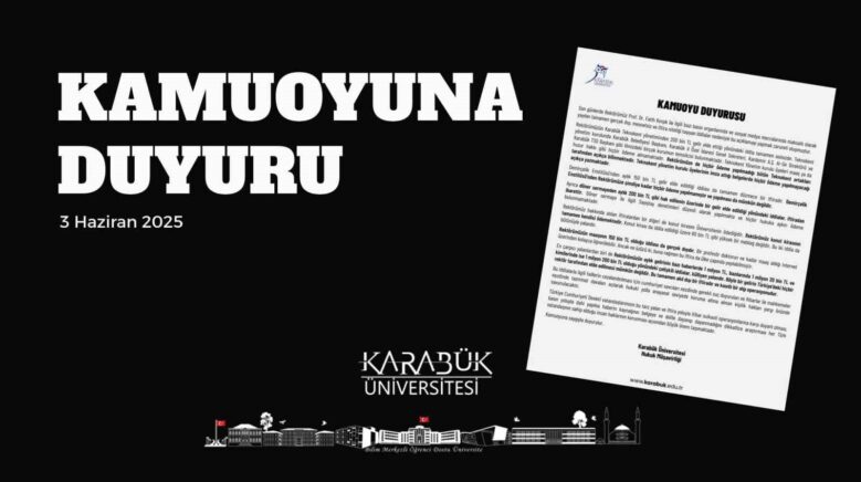 kbuden rektor kirisik hakkindaki iddialara aciklama chryfHaj