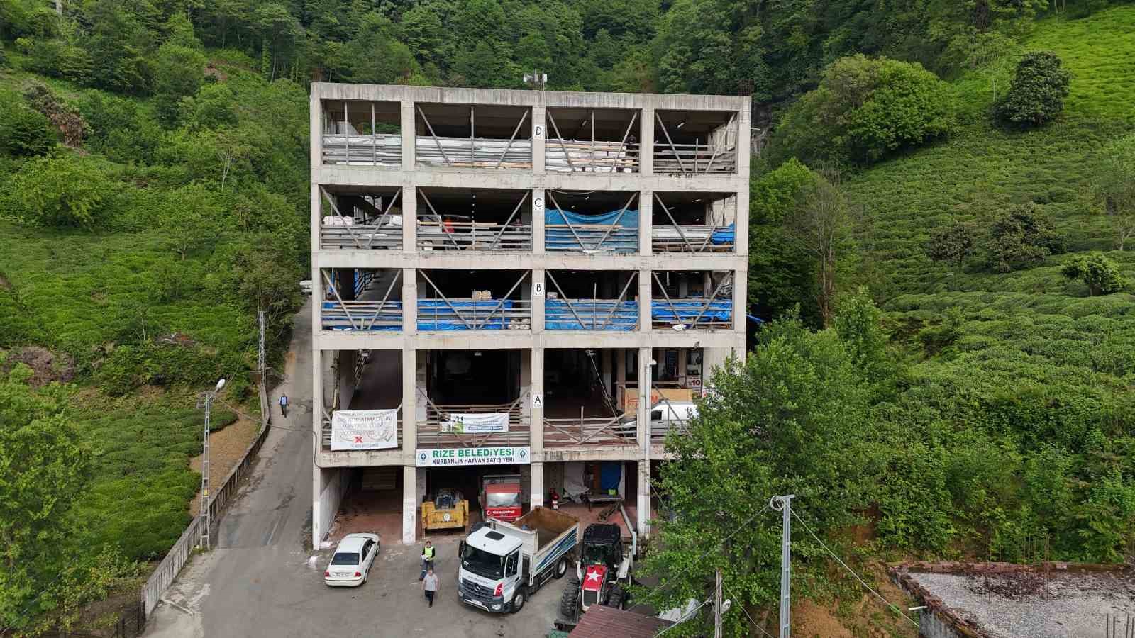 rizede 4 katli kurban pazarinda hareketlilik artti
