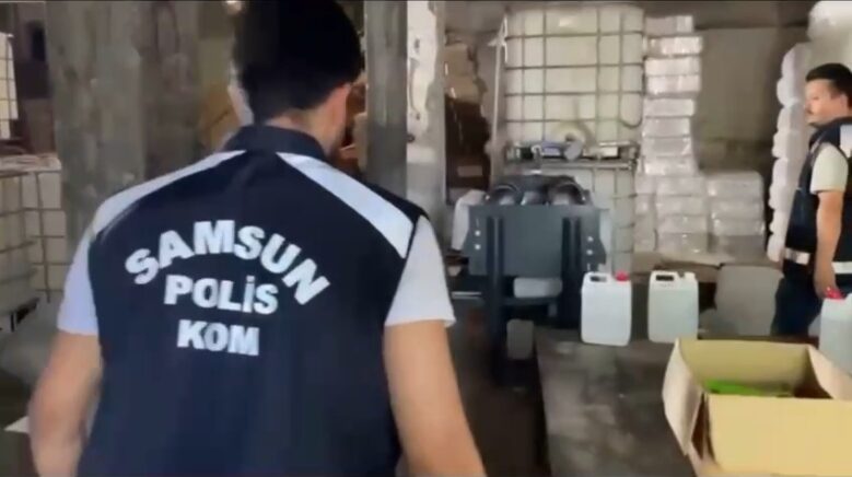 samsun merkezli 8 ilde sahte alkol sebekesine operasyon 4 ton etil ve metil alkol tQRAlhxS