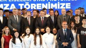 samsunda imzalar atildi meslek liselerine staj imkani 2GVEl1AZ