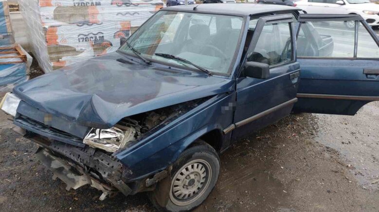 samsunda trafik kazasi 2 yarali XCMLEYvT