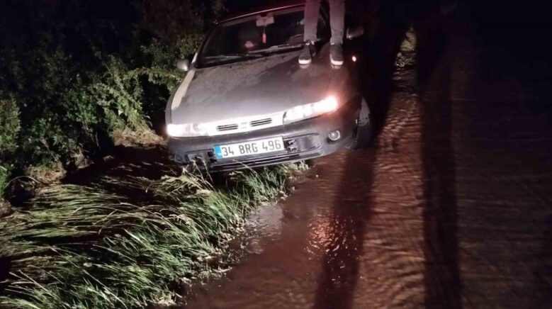 su borusu patladi suruklenen aractaki surucu mahsur kaldi BOaTTIQC