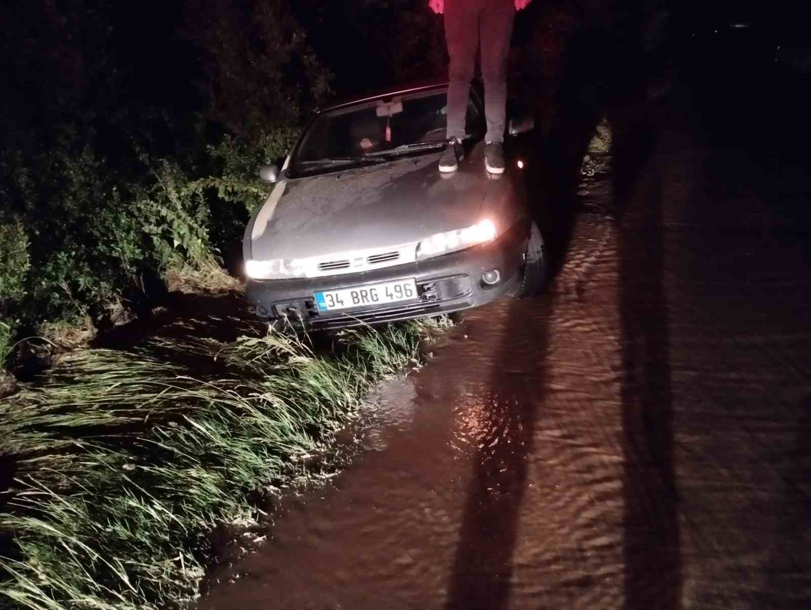 su borusu patladi suruklenen aractaki surucu mahsur kaldi BOaTTIQC
